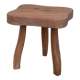 Vintage solid elm tripod stool 1960