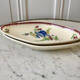 duo of raviers Villeroy & Boch La Louvière Belgian manufacture in Iron Earth early twentieth century