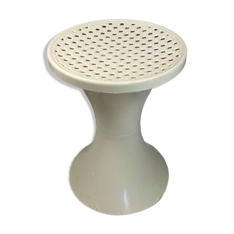 Tabouret Tam-tam Stamp cannelage années 70