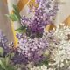 Old painting, oil on wood, lilac flowers on drapery by Sarret.