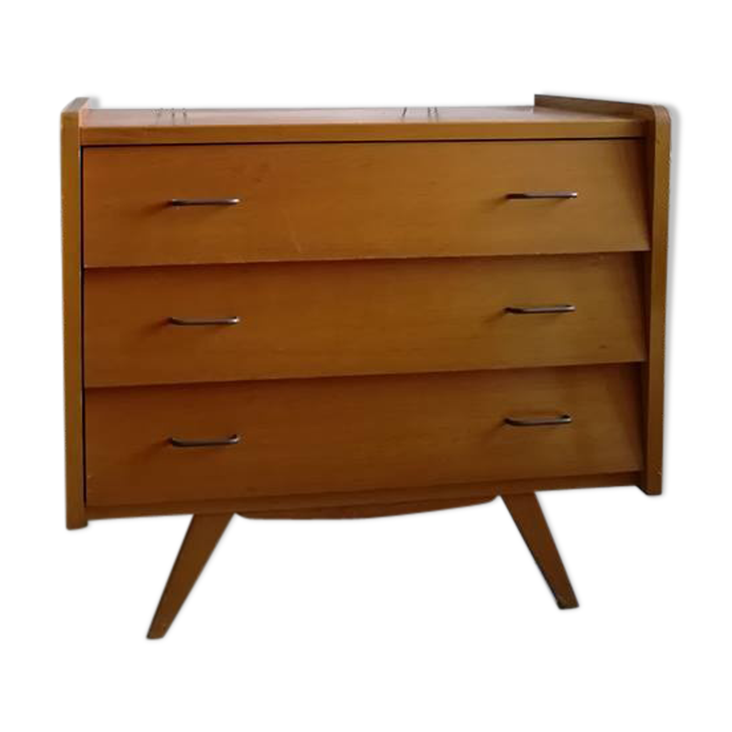 Plated vintage oak dresser