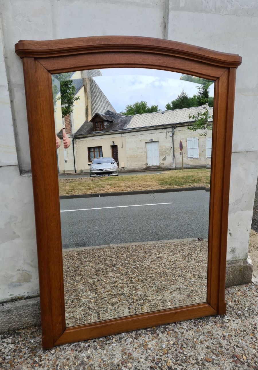 Wooden mirror