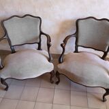 pair of Chippendale armchairs 1950