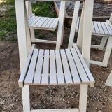 5 folding garden chairs