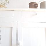 Old white Parisian buffet