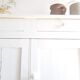 Old white Parisian buffet