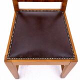 Un ensemble de chaises Art Déco, années 1940, Pologne.