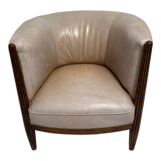 Skai barrel armchair from the 20s-30s