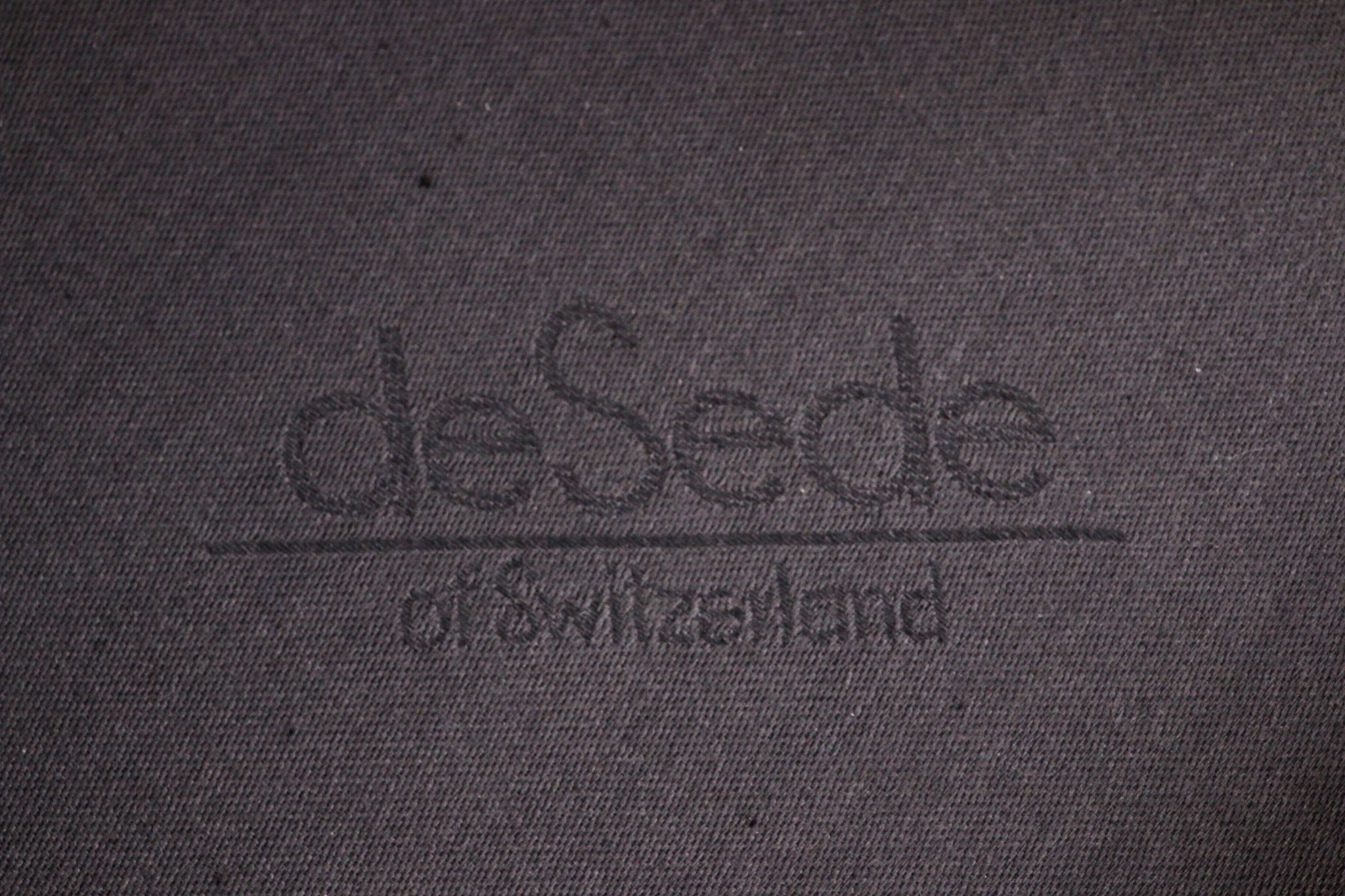 De Sede DS 50 Relax armchair with Hocker leather Petrol colour, 1980 Switzerland