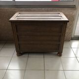 Large antique wooden chest