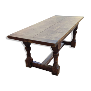 table de ferme en chêne
