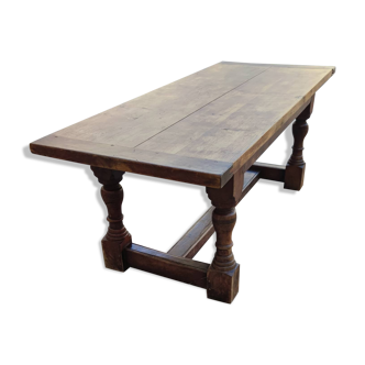 Farm table in solid oak