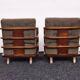 Lajos Kozma, importants fauteuils Art Déco de Budapest Werkstatte, années 1930