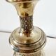 Gold-plated metal lamp base, 1950s