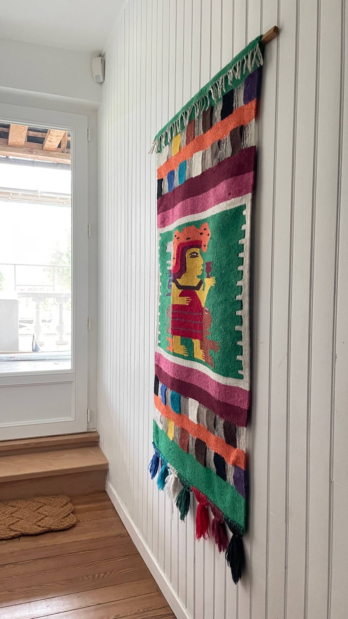 Vintage mexican decorative tapestry