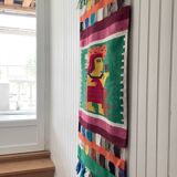 Vintage mexican decorative tapestry