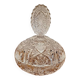 Ancienne bonbonnière en verre taillé