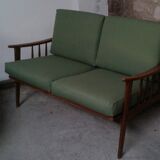 Sofa seat 2 places 60s vintage