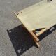 Khaki military camp bed