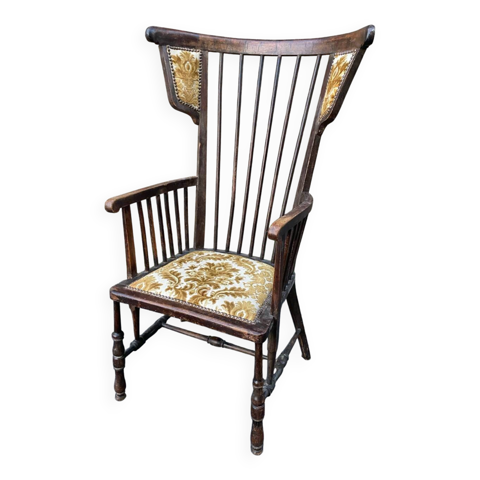 Early 20th century Art & Crafts wing chair