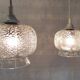 Suspensions vintage en verre - années 60/70