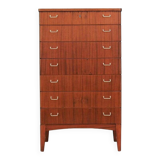 Mahogany chest of drawers, Scandinavian design, 1970s, production: Denmark