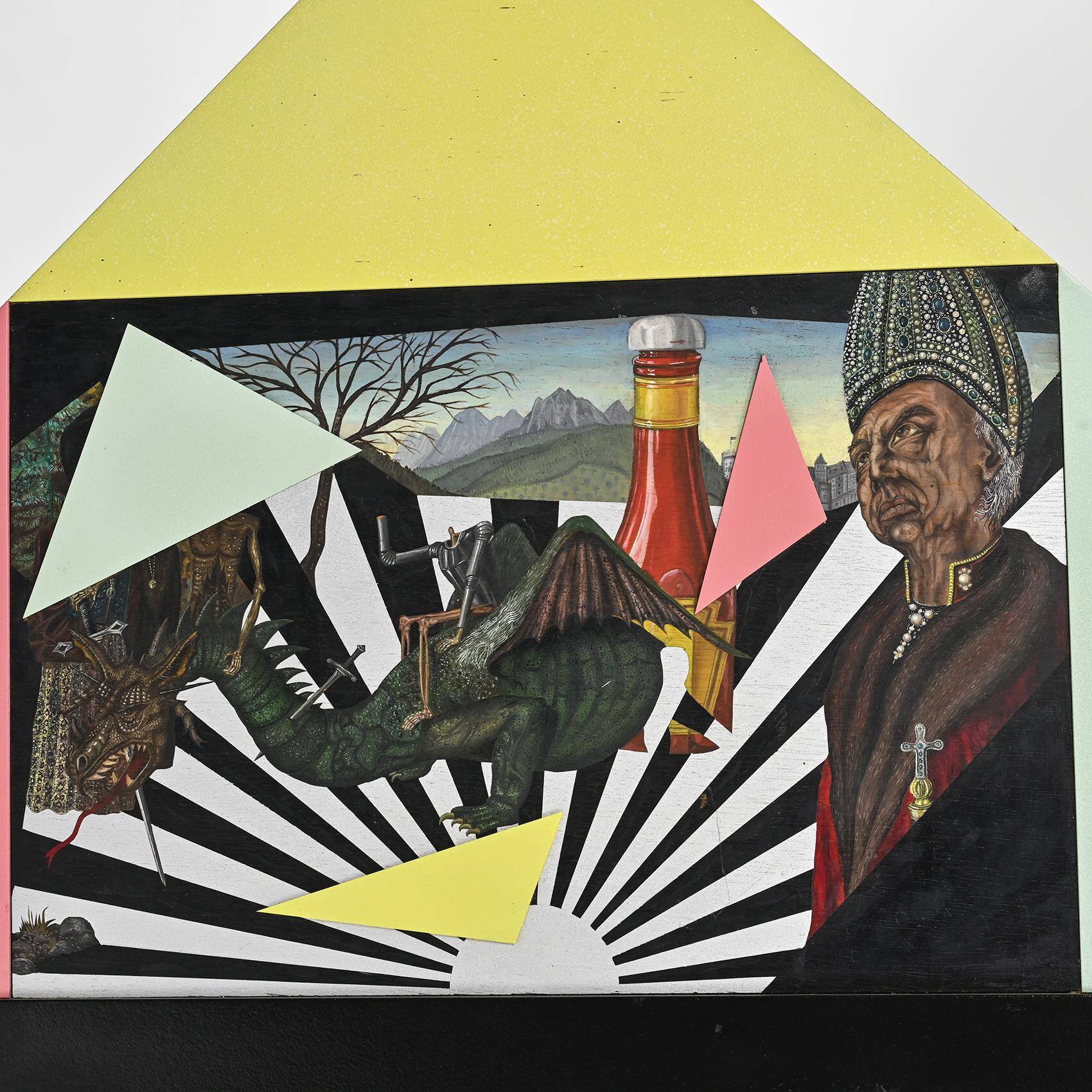 Unique Piece, Large Mirror by Mario Eichmann, Switzerland 1984