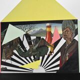 Pièce Unique, Grand miroir par Mario Eichmann, Suisse 1984