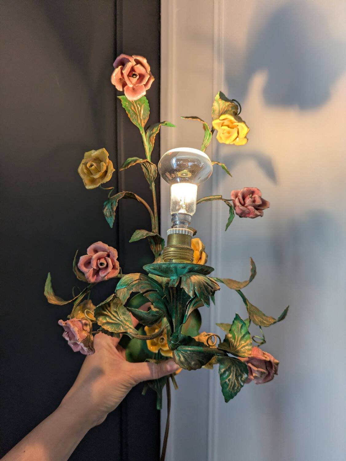 Italian wall lamp 60s