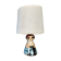 Lampe cow girl jersey pottery