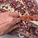 Vintage tribal rug 74x100 cm, medium, tribal oriental carpet 2545