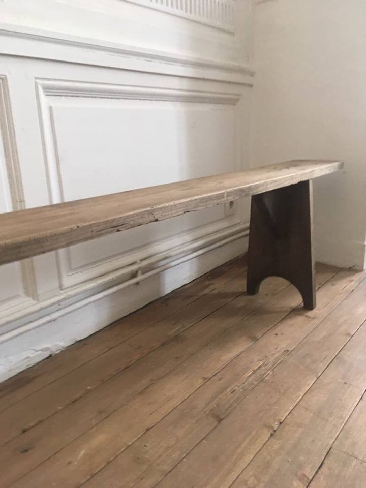 Former bench solid wood