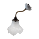 Applique tulipe dentelle en verre