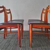 Set of 4 chairs scandinavian 70s