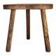 Vintage French Wooden Tripod Stool