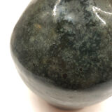 Blue ceramic vase signed AP