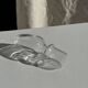 Glass carafe with stopper D11 H35.5