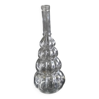 Empoli glass bubble pattern carafe, 1960s/70s
