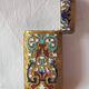 Antique cloisonné enamel matchbox, smoker's collection