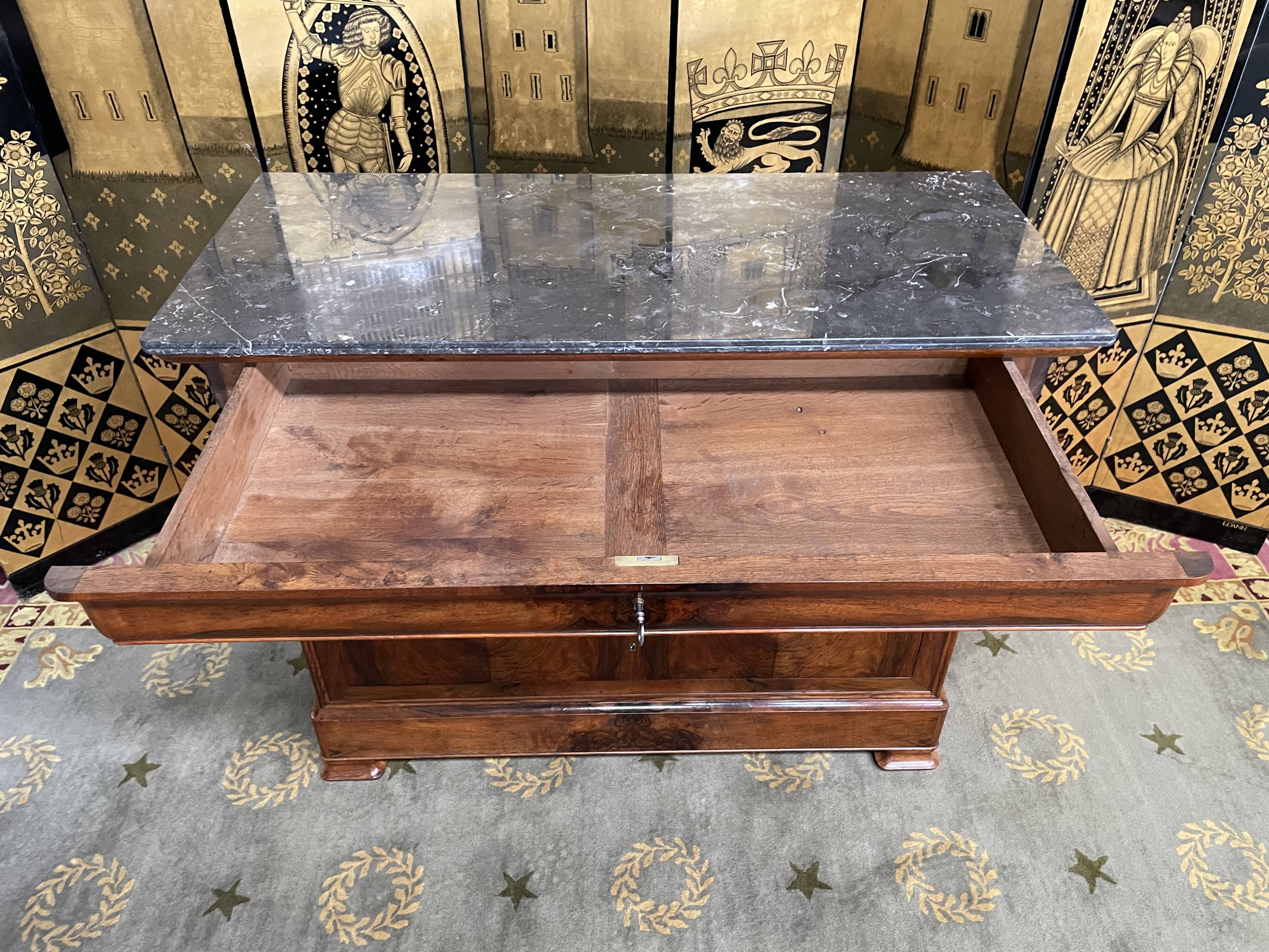 Louis Philippe period chest of drawers restored