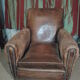 The 1930s leather club Chair