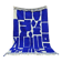 Handmade pure wool carpet in Majorelle blue, 150/250 cm.