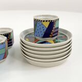 Set of 6 Metropol espresso cups by Barbara Brenner for Rosenthal, 90