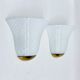Set of 2 J.T. Kalmar swirl Murano glass wall lamp sconces, 1970s