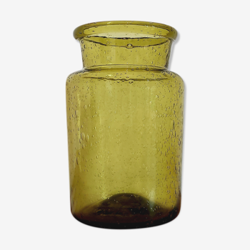 Vase verre de Biot vintage