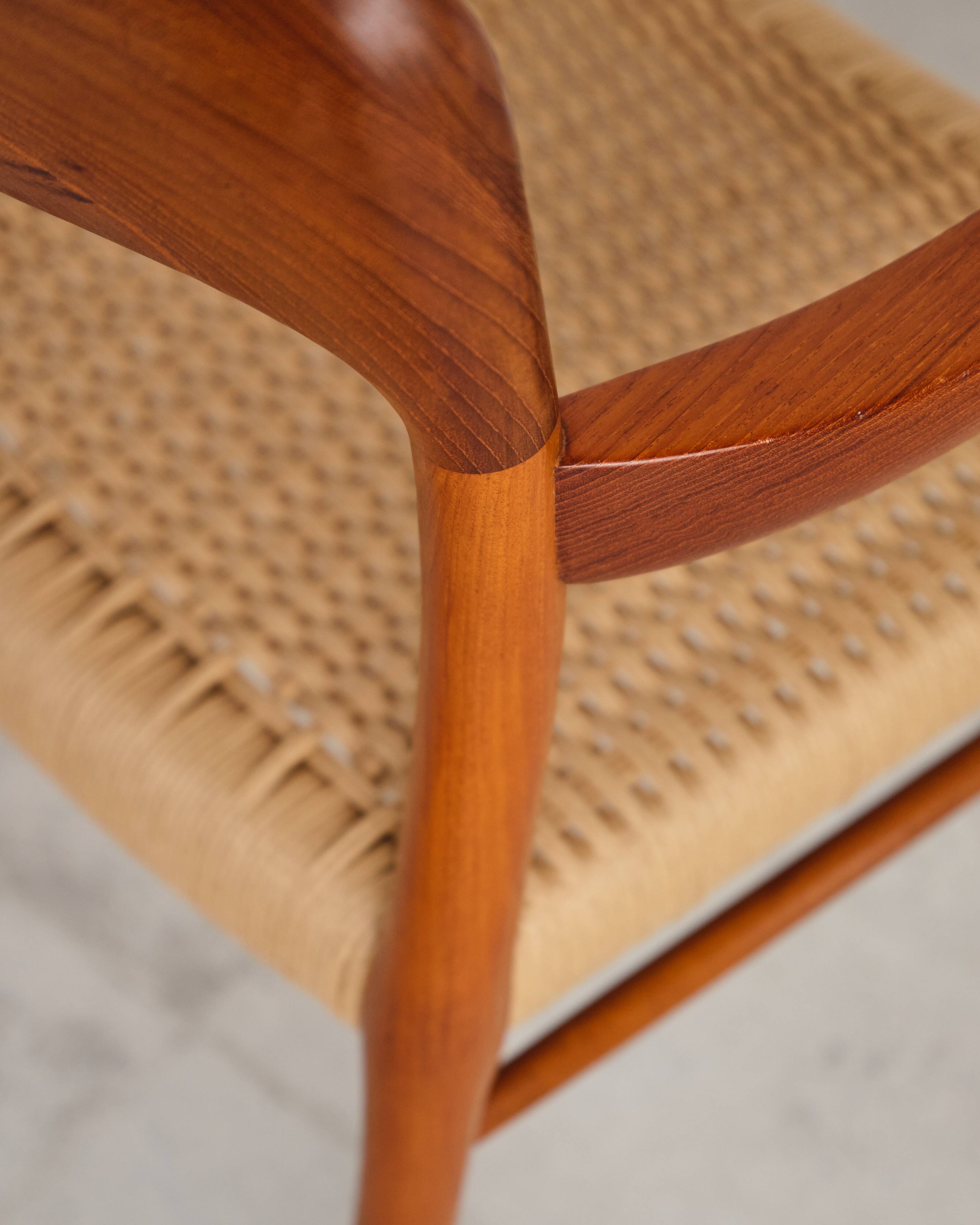 Armchair 56 in teak from the mid-century by Niels O. Møller, J.L. Moller