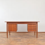 Bureau en teck danois du milieu du siècle par Gunnar Nielsen pour Tibergaard, années 1960.
