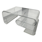 Table basse en plexi vintage