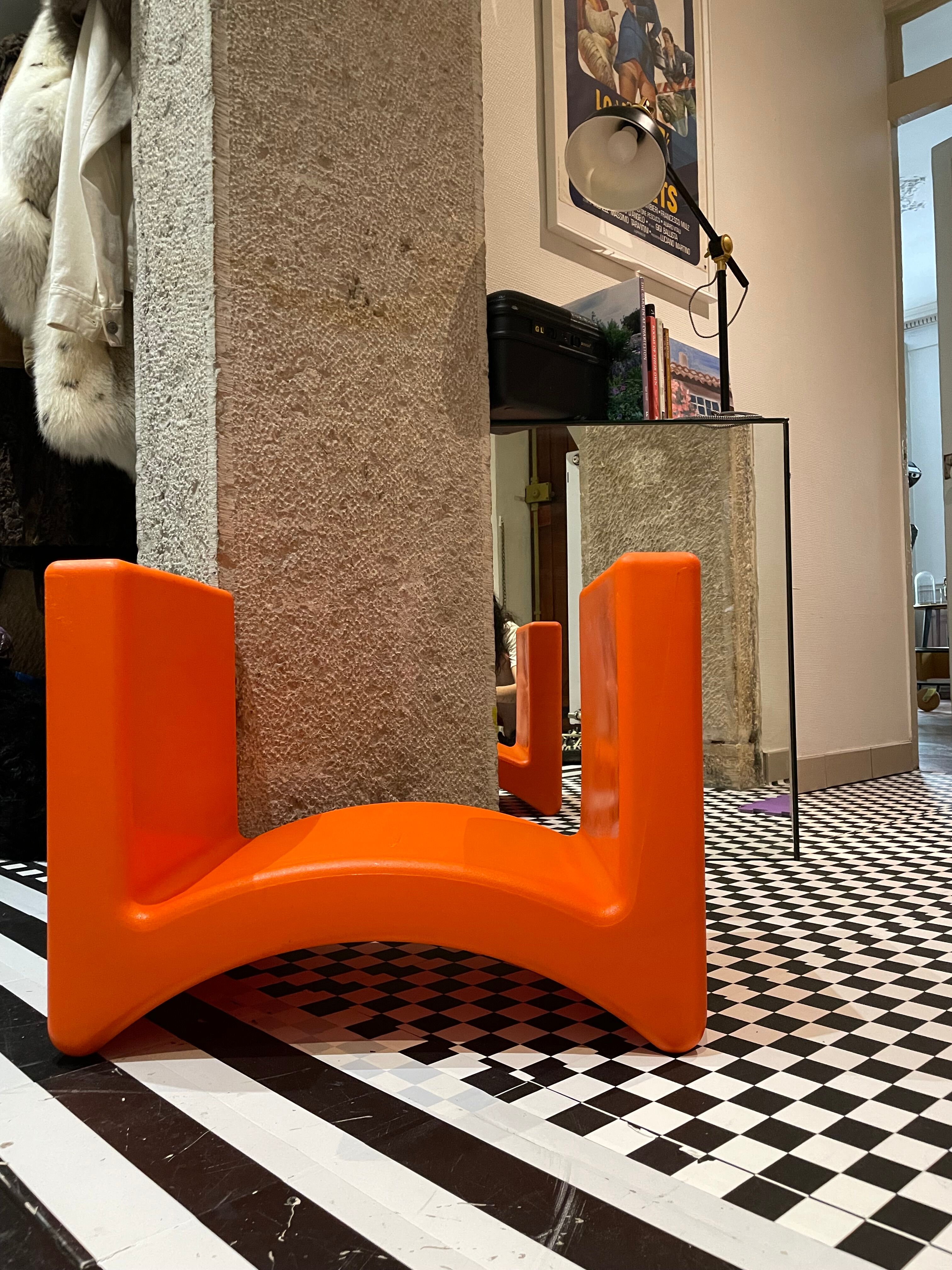 Stool M stool ultra design contempo seat orange by Marzais Creations