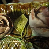 Pot cover pattern flowers in volume slip